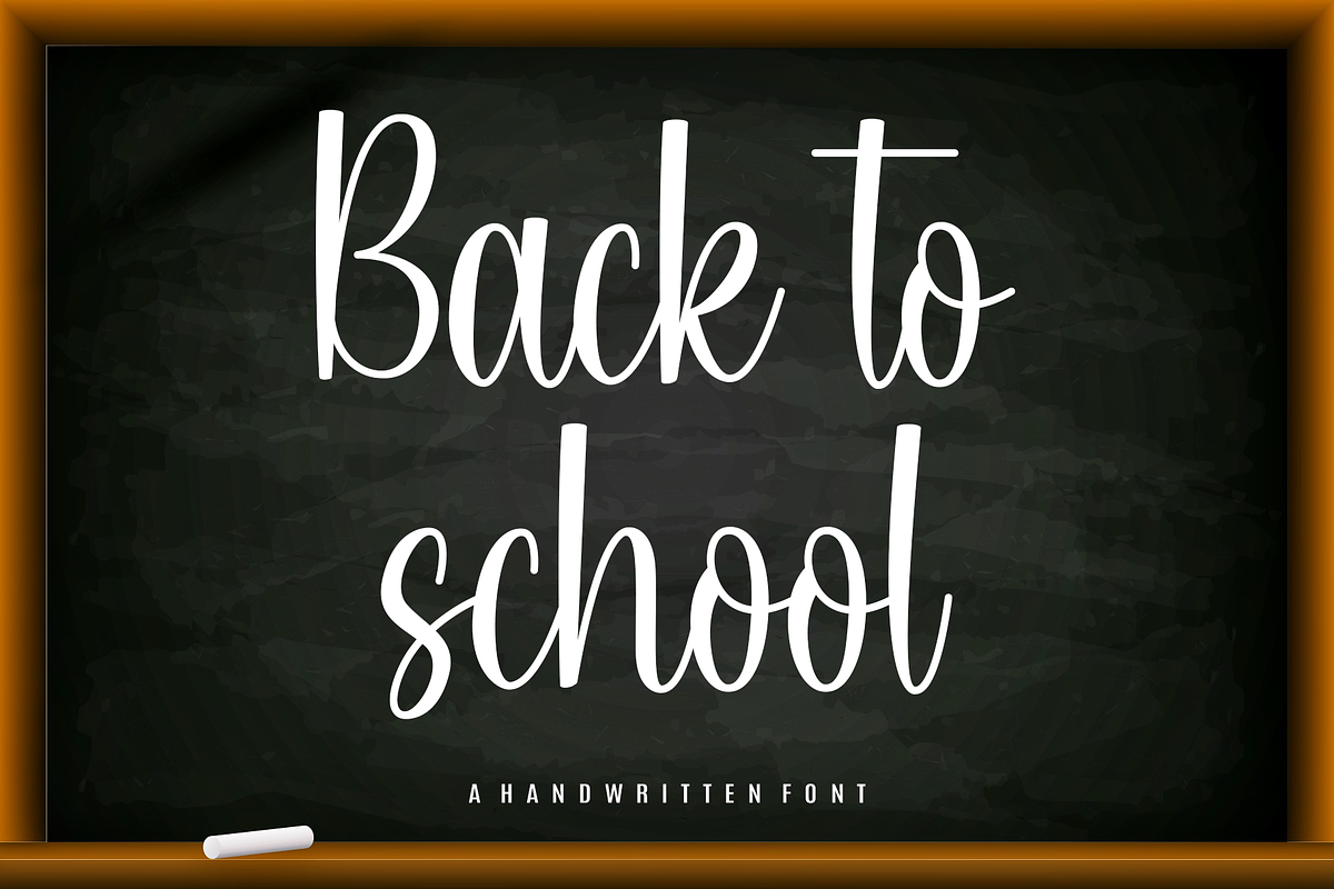 Back To School, a Handwritten Font by Artkenza (Photo 1 of 7)