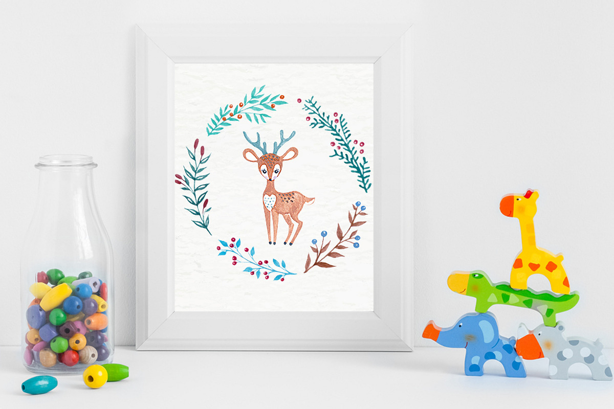 The Winter Mystery Watercolor Set, an Illustration by Flo Sacred Art (Photo 5 of 10)