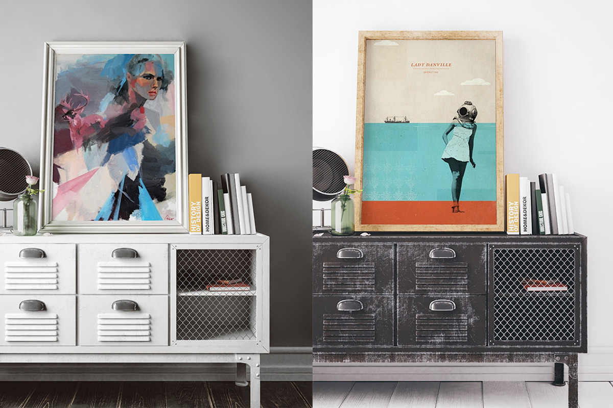 Poster Frame Mockup Set, a Print Template by Best Pixels™ (Photo 3 of 7)