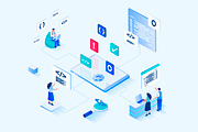 Isometric Web Illustrations, a Templates & Theme by alexdndz (Thumbnail 31 of 31)
