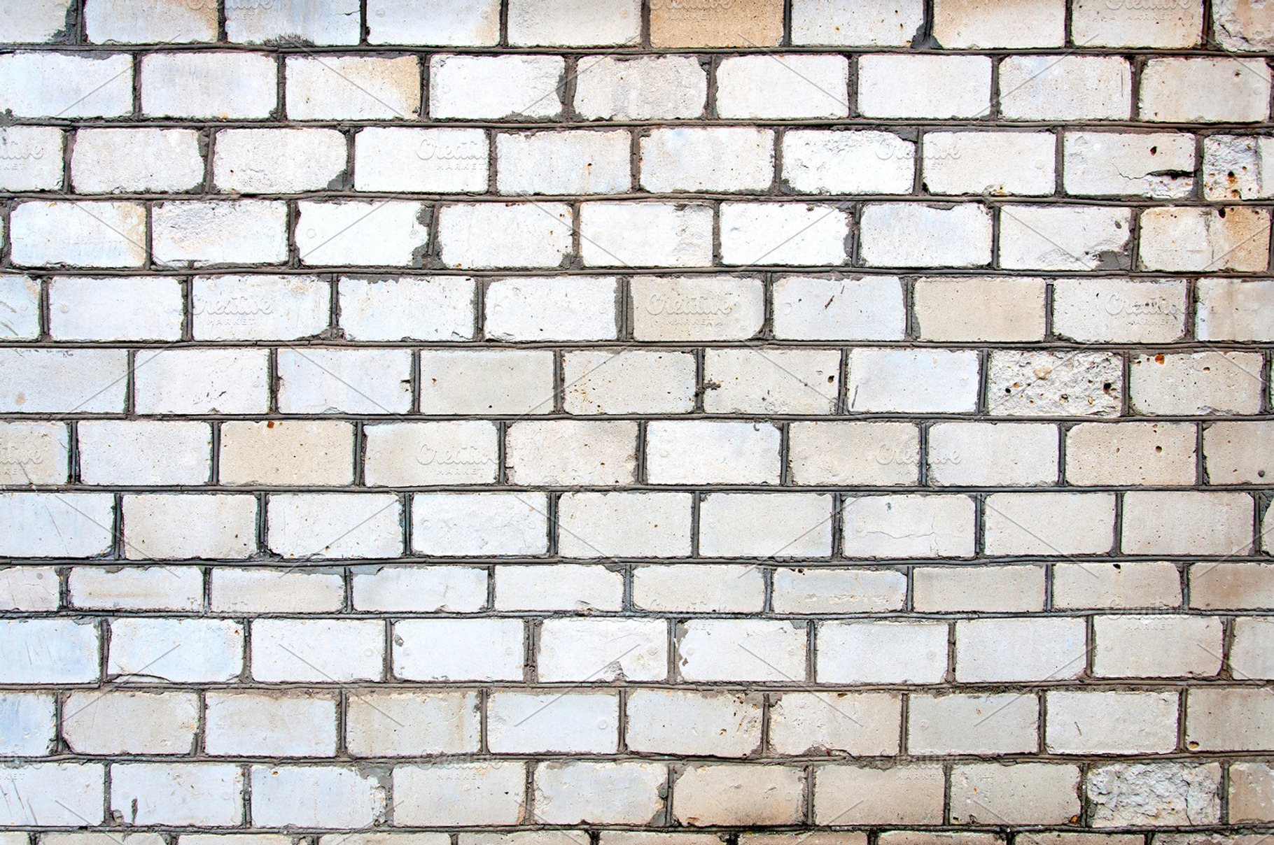 Wall Of White Brick