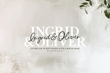 Ingrid & Oliver | Rustic Font Duo