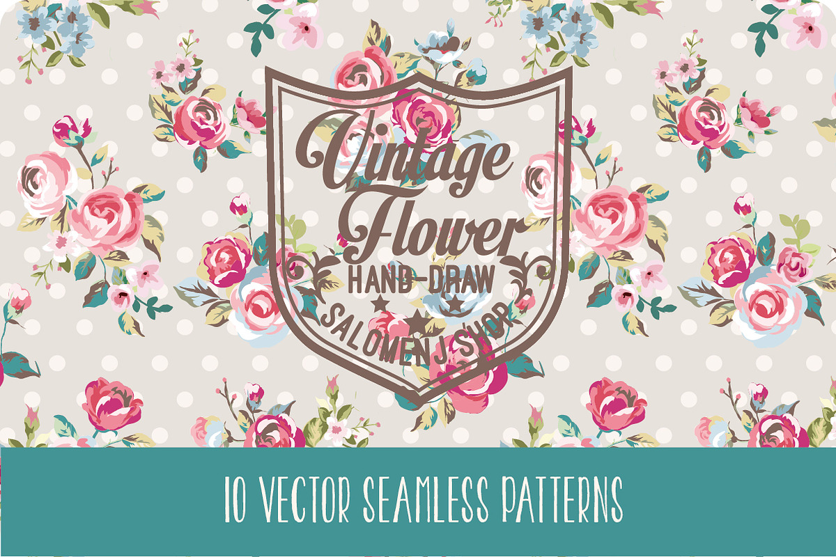 Seamless vintage patterns Vol.2