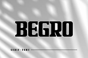 Begro - Bold Modern Serif Font, a Serif Font by lelevien (Thumbnail 1 of 4)