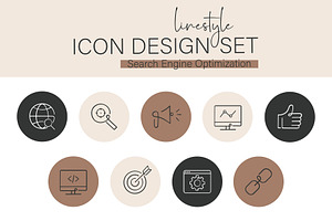 Icon Set Search Engine Optimization