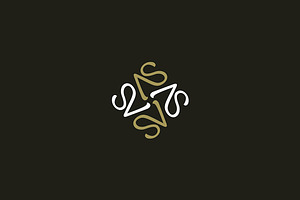 luxury letter AS logo design, a Graphic by boriman05
