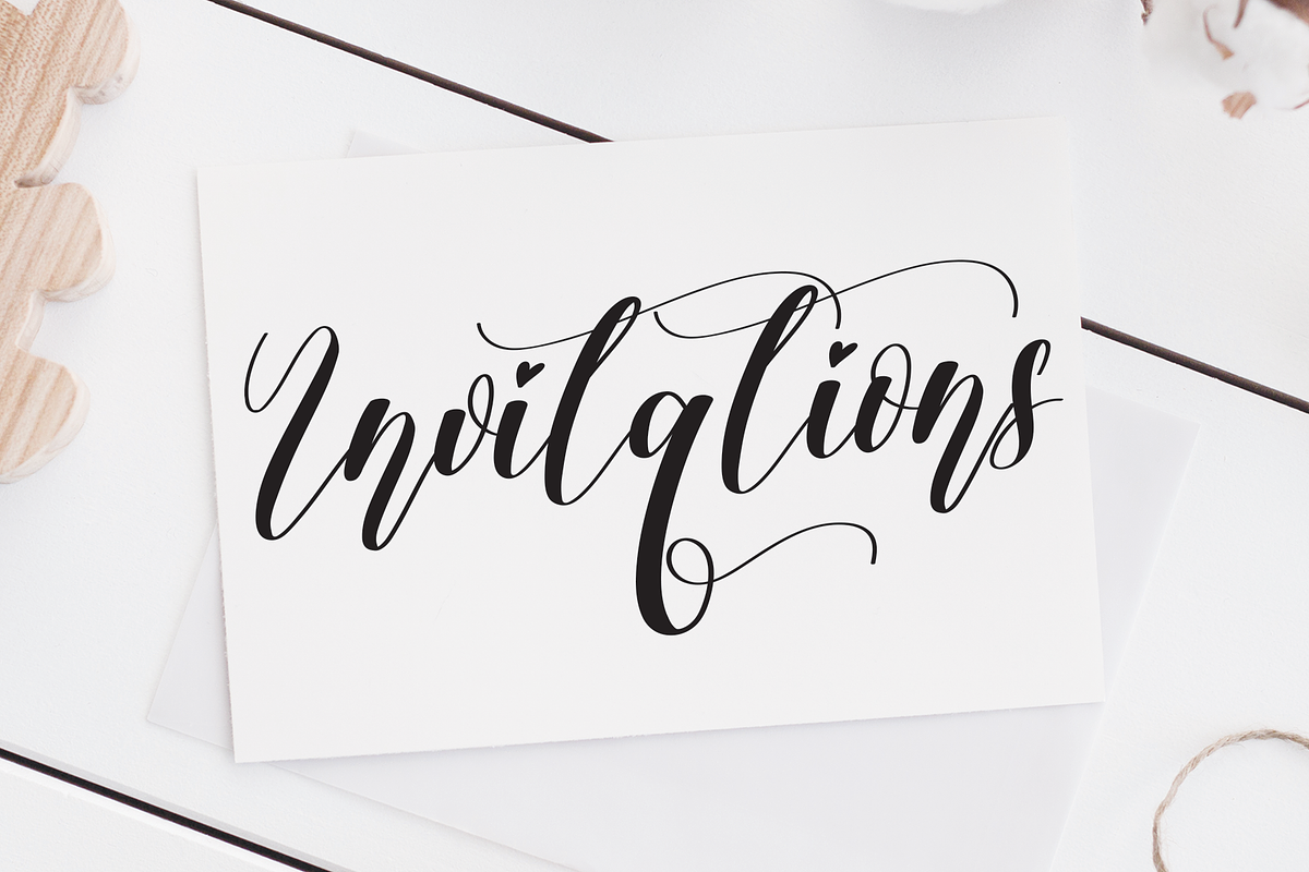 Vanillamilk | Script font, a Script Font by Scratchones (Photo 5 of 8)