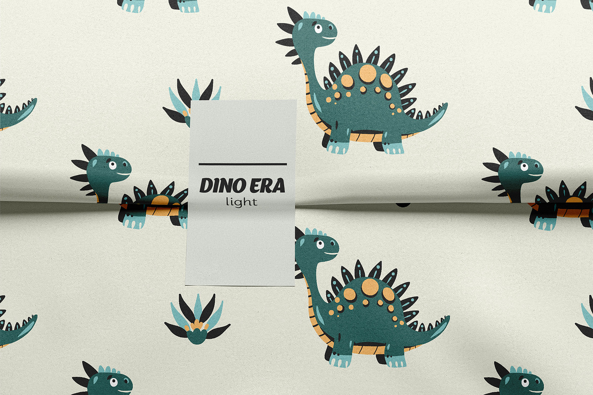 Cartoon Dino Pattern & Clipart, a Graphic by Asya Melkonyan Patterns (Photo 12 of 13)