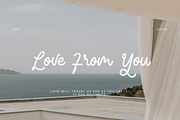 Mondany Monoline Font (Updated!), a Script Font by Prestigetype (Thumbnail 6 of 6)