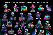 Halloween Party - Collage Kit, an Object Graphic by Fox's Monday (Thumbnail 8 of 13)