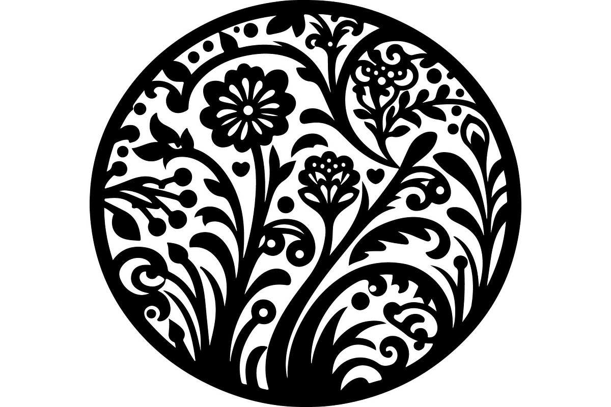 Black Laser Cut Bundle, a Graphic by abu67222 (Photo 6 of 13)