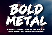 Bold Metal, a Handwritten Font by Letterafa Studio (Thumbnail 1 of 10)