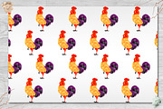 Rooster design for New Year 2017, an Animal Illustration by Dasha_D (Thumbnail 5 of 5)