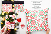 Valentines Element Seamless Pattern, a Decorative Illustration by Diana Kovach (Thumbnail 4 of 9)