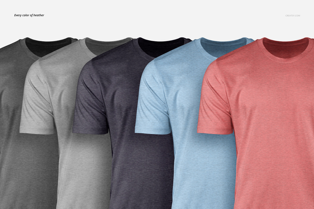 Men T-shirt Mockup Set, a Shirt Mockup by Creatsy (Photo 9 of 13)