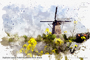 Watercolor Photoshop Mock-ups, an Action Add-On by SlideSalad (Thumbnail 12 of 36)