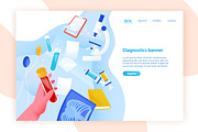 Diagnostics concept, a Healthcare Illustration by Good Studio (Thumbnail 1 of 3)