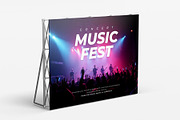Foldable Backdrop Stand Mockup, an Advertising Mockup by SLAB! Design (Thumbnail 3 of 5)