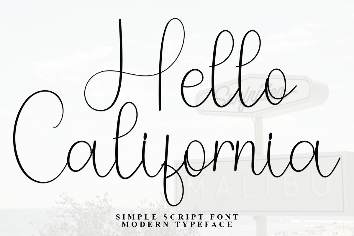Hello California, a Handwritten Font by FreshTypeINK (Photo 1 of 8)