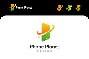 Phone Planet Logo Designs