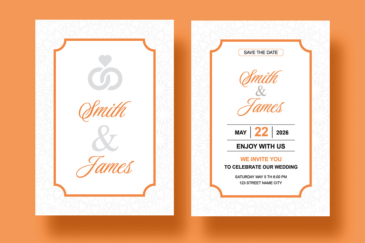 Invitation Card Template Layout, an Invitation Template by MightyDesign (Photo 1 of 8)