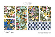 Costa Flores Tropical Lemon Pattern, a Pattern Graphic by Pink Linen (Thumbnail 2 of 10)