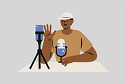Influencer and Blogger Illustration, a Work Illustration by Jump Studio (Thumbnail 5 of 10)