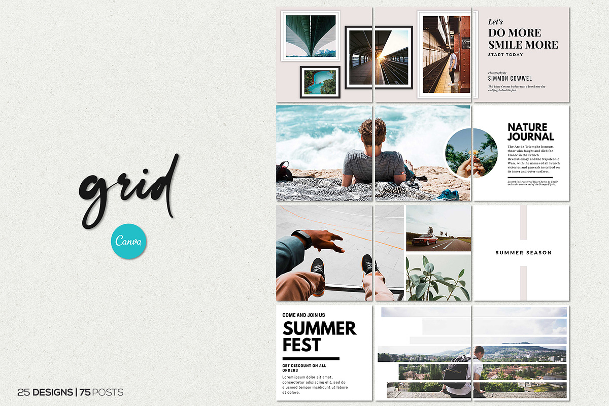 Agenda Insta Grid (Triple Posts), a Social Media Template by Analogi Studio (Photo 10 of 13)