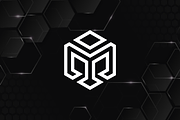 Geometric Hexagon Letter M Logo, a Branding & Logo Template by Luxury Logos (Thumbnail 2 of 4)