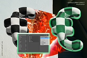 Bubble font, 3D Checker letters PNG, a Handwritten Font by Kasia Sokolovska (Thumbnail 8 of 9)