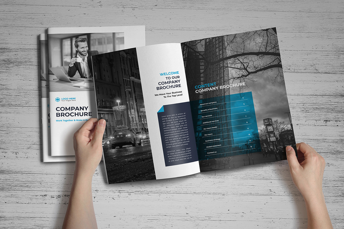 Company Profile Template v3, a Brochure Template by SamiSimply7 (Photo 2 of 8)