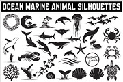 Ocean Marine Animal Silhouette, an Illustration by Amazin_art (Thumbnail 1 of 31)