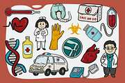 Medical Vector Clipart Pack, a Healthcare Illustration by Telllu & Friends (Thumbnail 3 of 5)