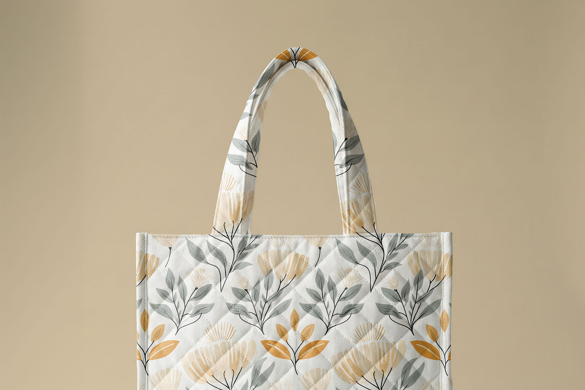 Quilted Tote Bag Mockup PSD, a Product Mockup by 1001 mockups (Photo 5 of 10)