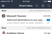 Snooze Mail UI Graphic, an App Template by hoangpts (Thumbnail 4 of 18)