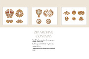 Art Nouveau Decorative Elements Set, an Object Graphic by Elen-Lane (Thumbnail 3 of 3)