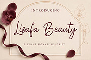Lisafa Beauty - Signature Script, a Handwritten Font by Gumrega Studio (Thumbnail 1 of 8)