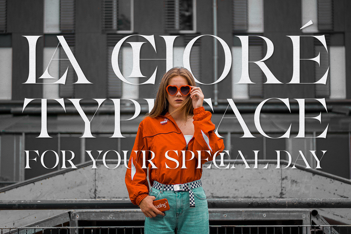 La Chore | Modern Elegant Serif, a Serif Font by Krismagraph (Photo 1 of 12)