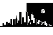 City Skyline Silhouette Bundle, an Illustration by jahid234 (Thumbnail 12 of 41)