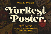 NS Yorkest Poster, a Serif Font by Novisouldado (Thumbnail 1 of 14)