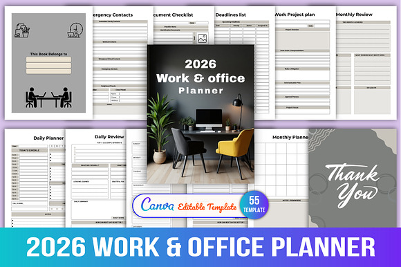 2026 Work & Office THE Planner preview 7