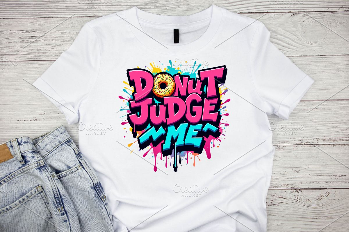 Donut Judge Me – Fun & Playful Donut, an Illustration by Awieee1 (Photo 2 of 4)