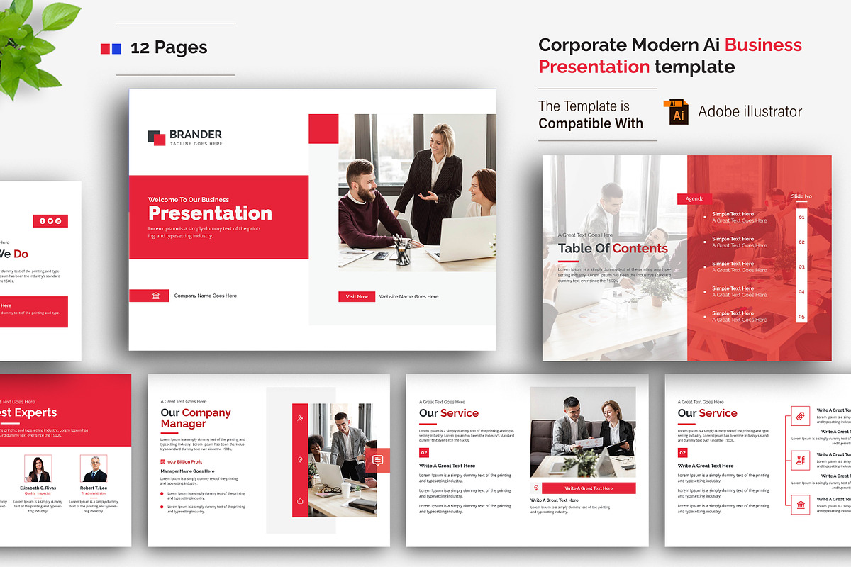 Corporate Business Presentation, a Presentation Template by creative-mint (Photo 5 of 8)