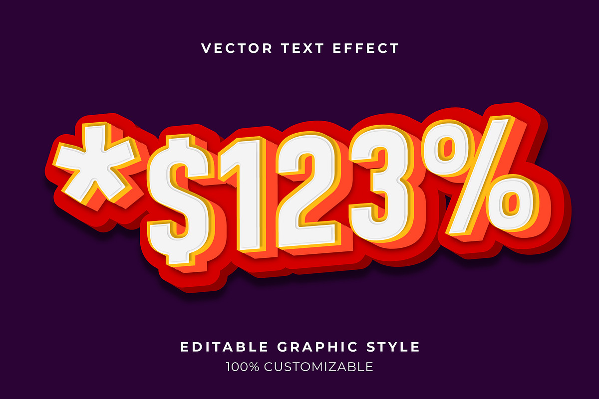 Layered Bold Outline Text Effect preview 2