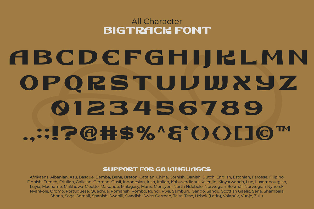 Bigtrack, a Handwritten Font by Nathatype (Photo 9 of 15)