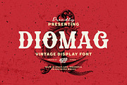 Diomag - Vintage Display Font, a Serif Font by Fype Co. (Thumbnail 1 of 6)