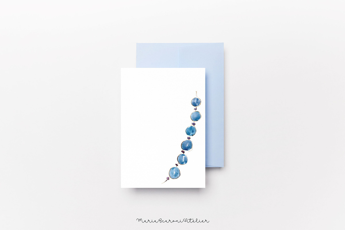 Playful Watercolor Design Elements, an Object Illustration by MariaScaroniAtelier (Photo 8 of 10)