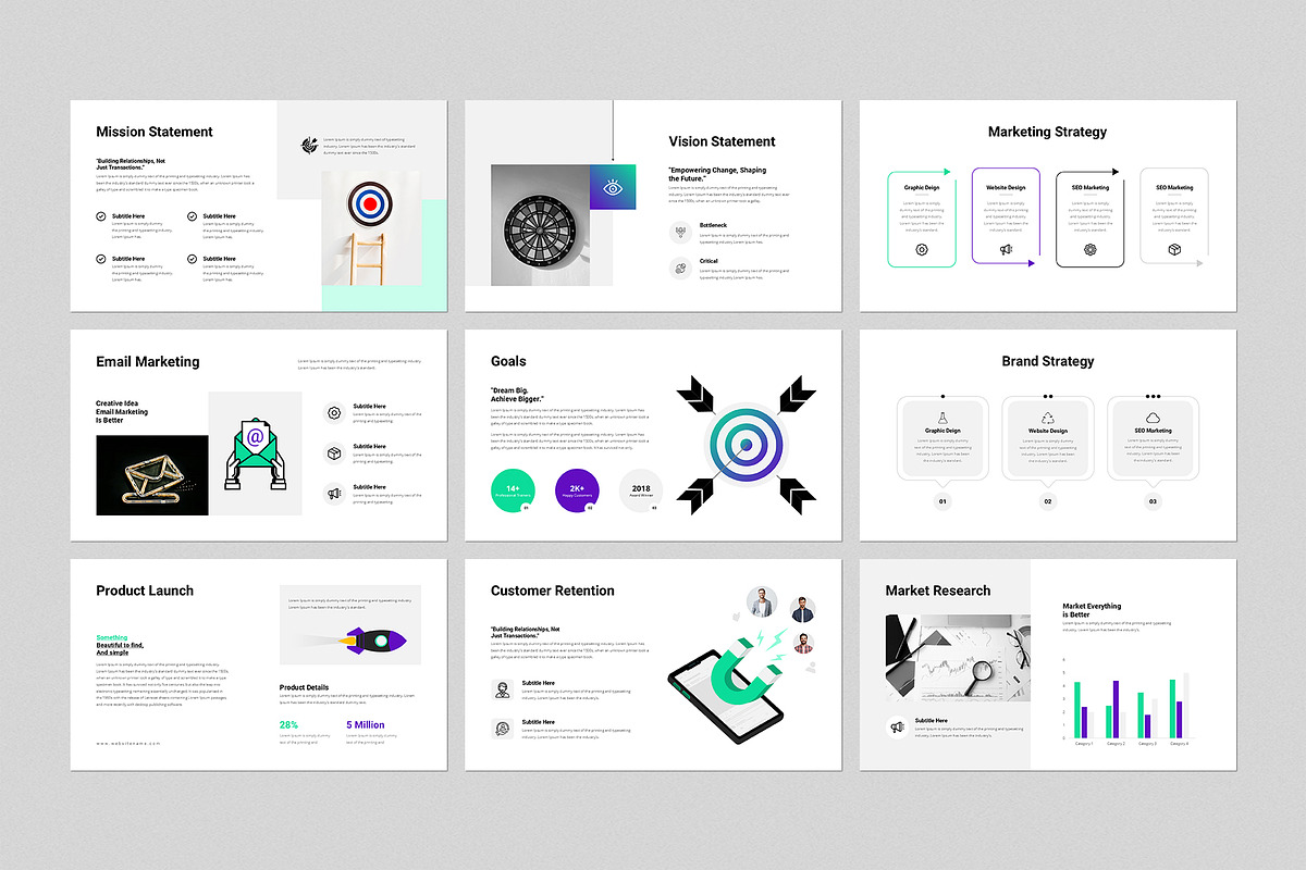 Business Plan Presentation Template, a Presentation Template by GenerousArt (Photo 3 of 8)