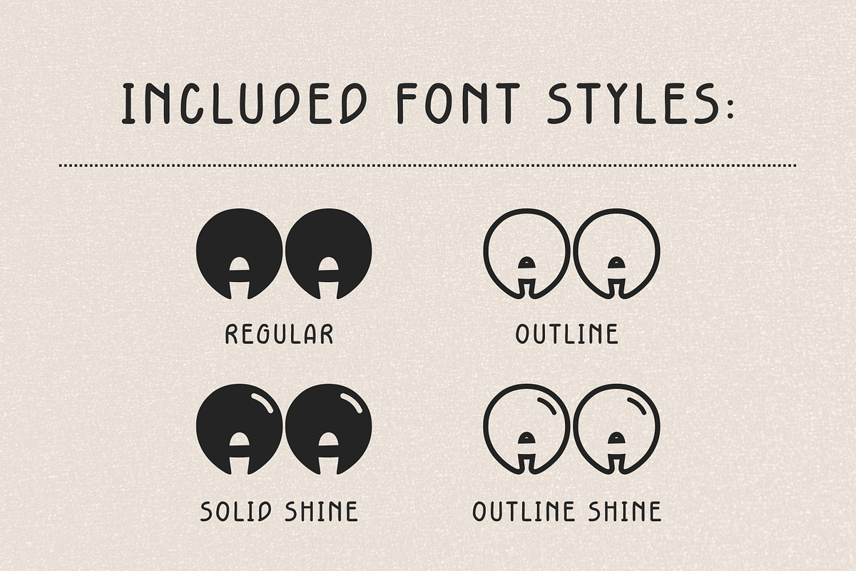 Bubble Display Font - Banana Soda, a Handwritten Font by ZoloDesignHub (Photo 3 of 8)