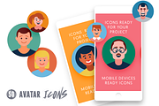 50 Avatar Icons, an Icon by Dighital (Thumbnail 4 of 6)